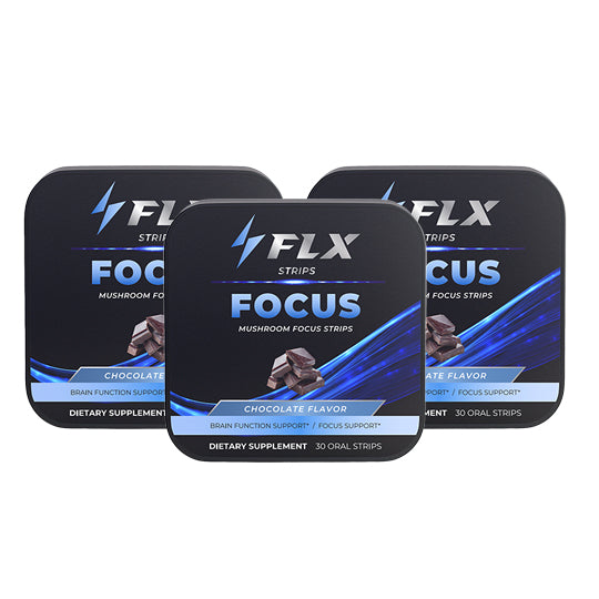 FLXStrips FOCUS 3-pack, three 30-strip tins