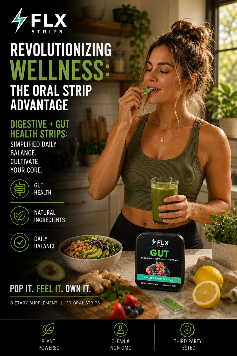 Why Gut Health Oral Strips Beat Gummies for Bloating Relief